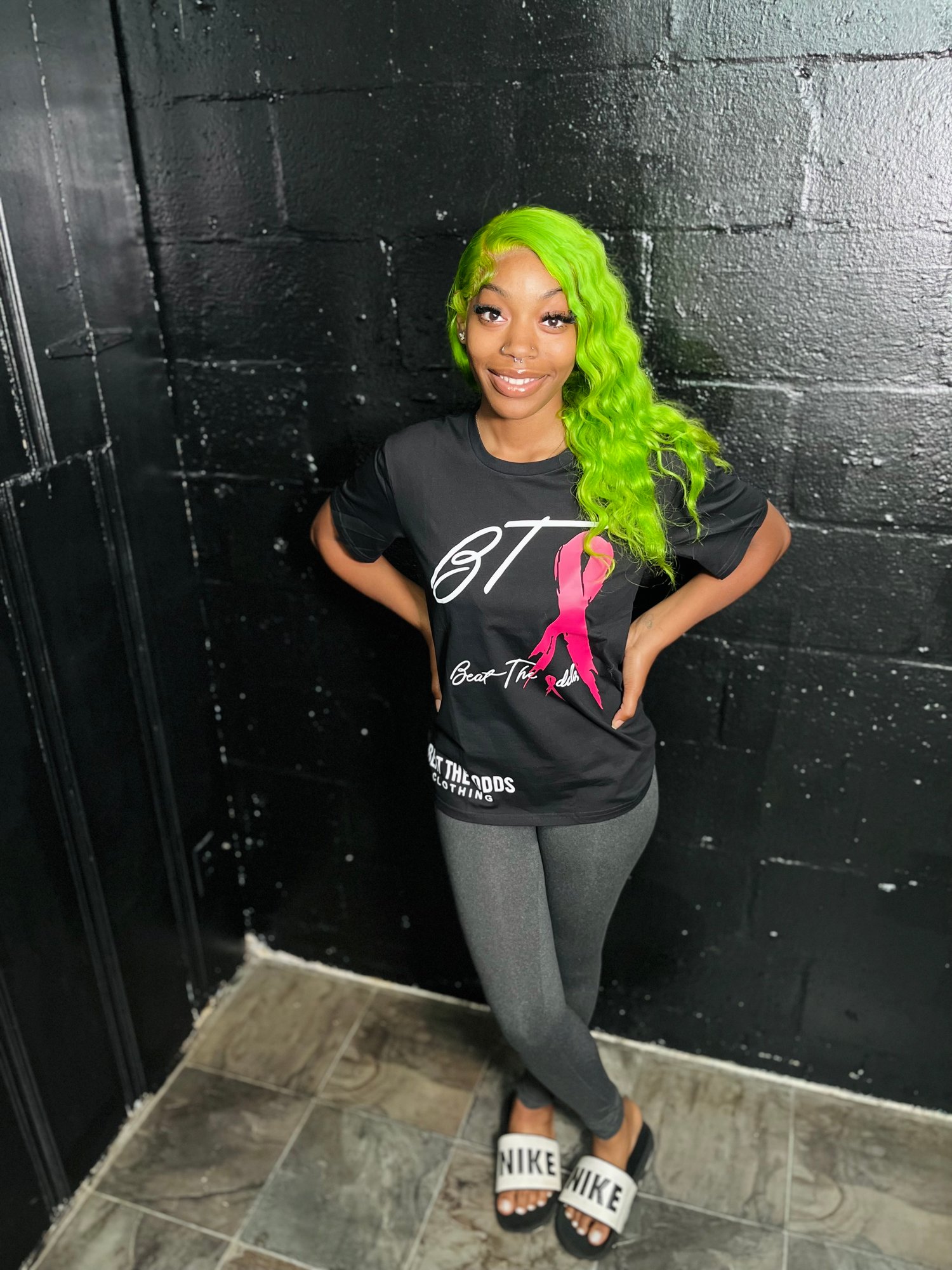 Image of Beat Cancer Tee (Black) 