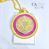 PRE-ORDER Pink & Gold Dawada pendant 