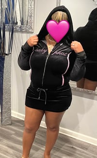 Image 1 of Baby Phat Velour Skort Set