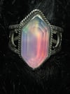 Crystal statement ring
