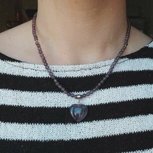 Image of Stone Heart Necklace