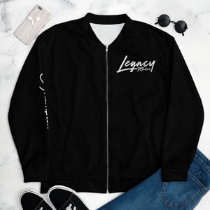 Image of C3 Legacy Maker Unisex Bomber Jacket Black
