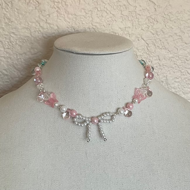 'twilight' bow necklace
