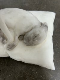 Image 4 of Postmortem hare cast soy wax candle 