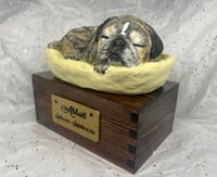 Image 13 of Custom Engraved Pug Urn Pet Portrait To Your Photos