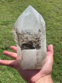 Image 17 of Clear Quartz Crystal Point With Inclusions #55