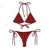 Image 1 of All-over print RYS string bikini
