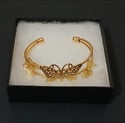 Gold Butterfly Fashion Bangle