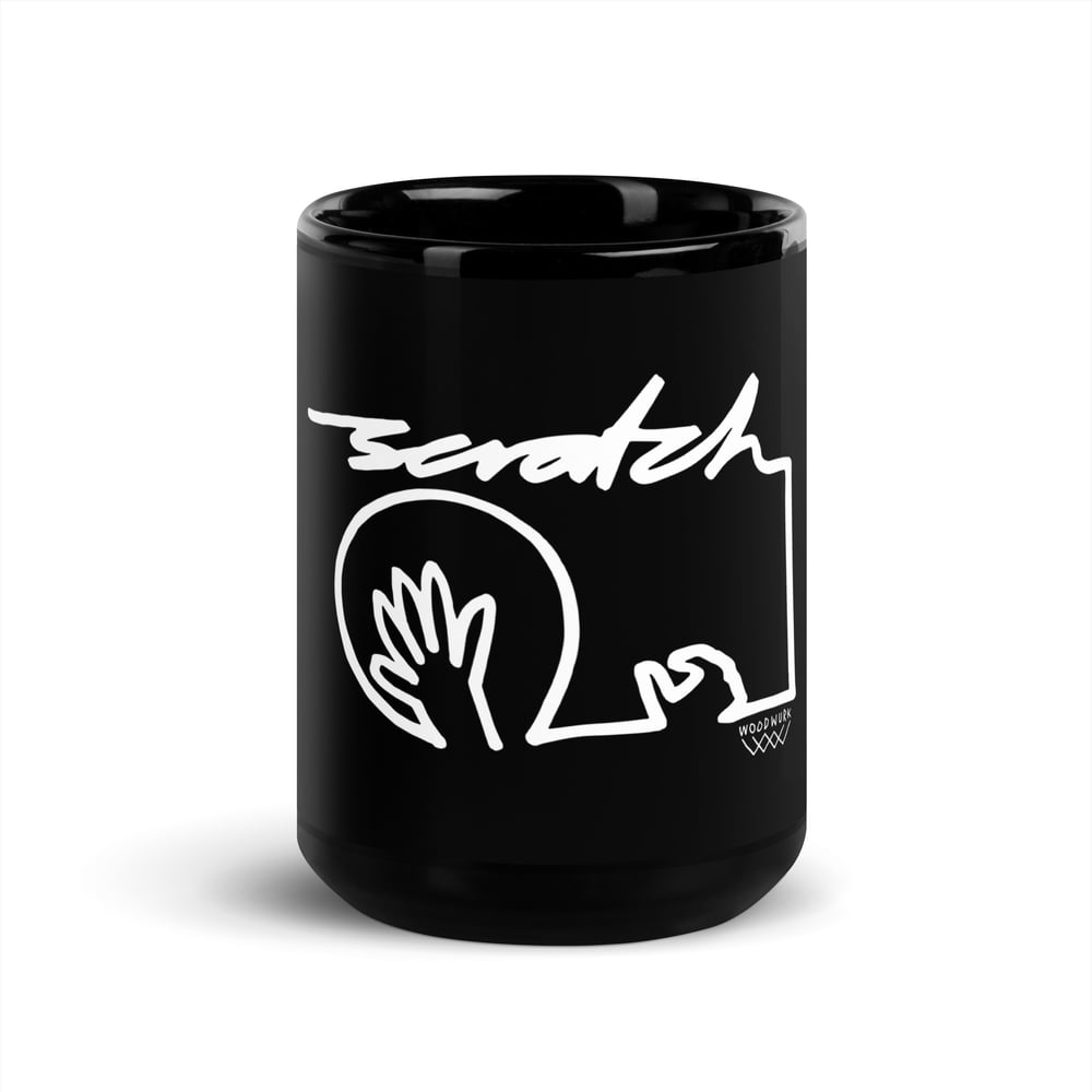 Black Glossy Mug - Scratch Scrawl