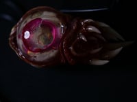 Image 9 of Little Magenta Monster Toothy pendant, OOAK,