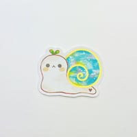 Image 2 of Snail Sticker With Specialty Gold Foil