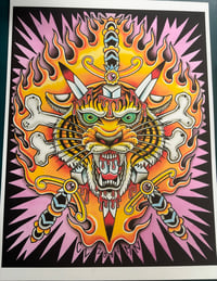 Tiger Head Print