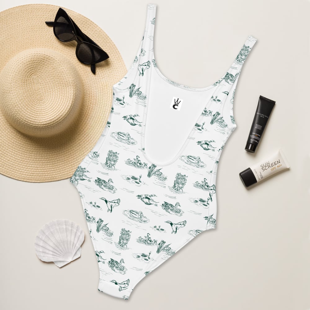 All the Ducks I Have to Give One-Piece Swimsuit