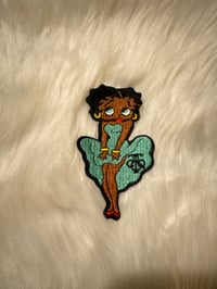 Betty Boop in Tiffany dress