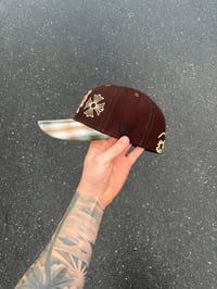 Image 4 of FLANNEL BRIM MULTI TONE NEW YORK METS CUSTOM FITTED CAP