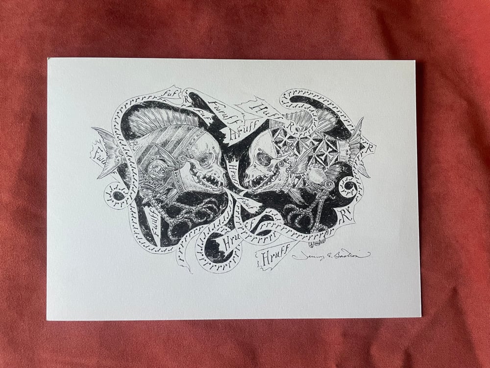 Image of Omerta Seas Goblins (original pen drawing)
