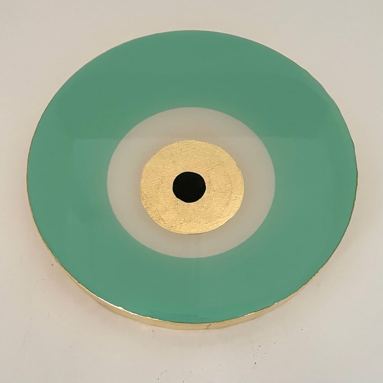 Image of Evil Eye Aqua Green Light 20cm