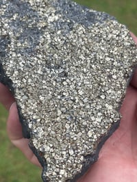 Image 9 of Shungite With Cubic Pyrite Double Sided Specimen #601