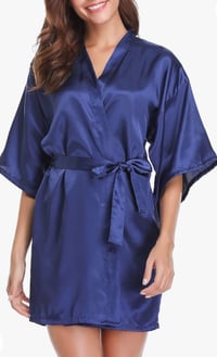 Image 4 of Personalized Women’s Satin Robe