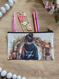 Image 1 of Go Away - Reading Canvas Bag