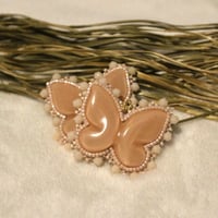 Rose Butterfly Dangles