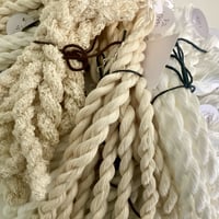 Image 1 of Undyed cotton and silk thread