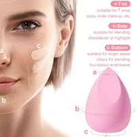 Image 2 of 14 Pcs Super Soft Latex Free Waterdrop Makeup Sponge Set