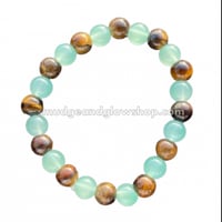 Image 5 of Tiger Eye & Green Aventurine Bracelet (Just 2 left!)