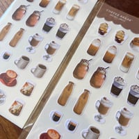 Image 2 of 'Coffee Break' Sticker Sheet