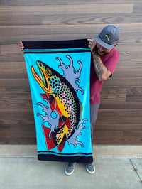 Image 3 of Limited Cutthroat Trout Beach Towel