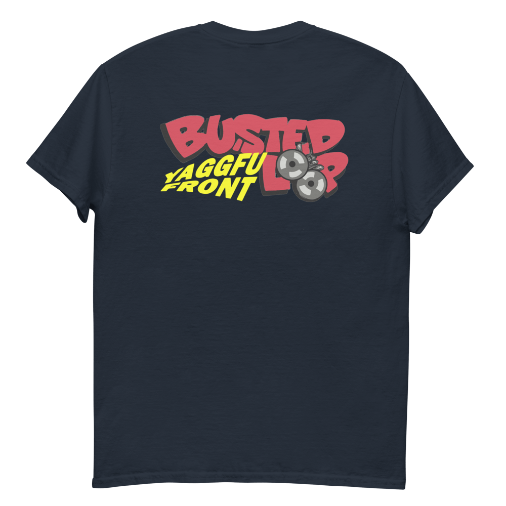 Image of YAGGFU Front ™ 30th Anniversary  "Busted Loop"  Short Sleeve Heavyweight Tee 