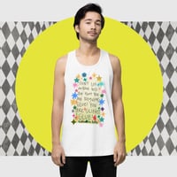 Image 1 of Glitter Glue Men’s premium tank top
