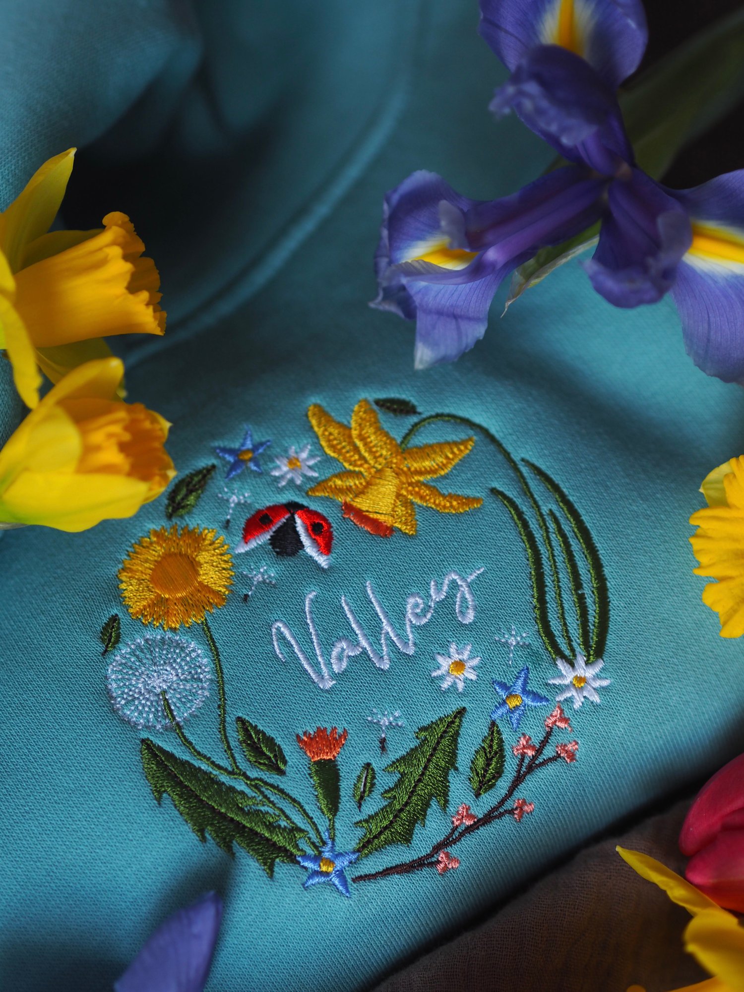 Image of  Garden Magic - Teal Hoody