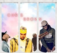 Chris brown 20oz tumbler