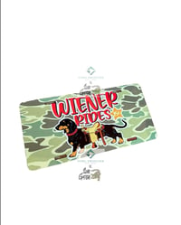 Image 1 of Wiener Rides 25 cents License Plate