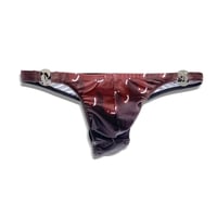 Image 1 of SEND ME NUDEZ DOUBLE CHARM THONG