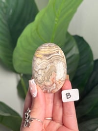 Image 3 of MEXICAN LACE AGATE PALM STONES