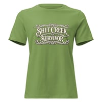 Image 7 of Shit Creek Survivor Funny Women’s T-Shirt | Sarcastic Western Humor Graphic Tee