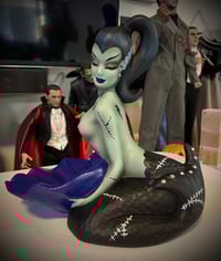 Image 1 of Frankenstein Ceramic Mermaid