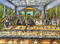 Image 1 of 🆕 GRiSeLDa🦂 'LaST SuPPeR' PRiNT 🎨 OPeN EDiTiON🖼️