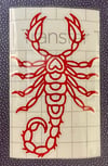 Red Scorpion Decal
