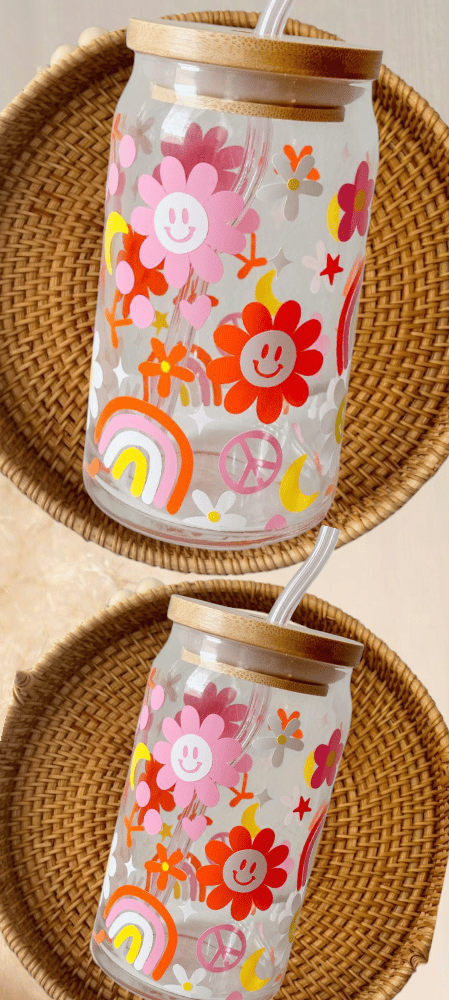 Image of groovy glass can