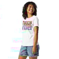 Image 4 of Trump Vance 2024 Grunge - Women's Relaxed T-Shirt