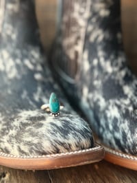 Image 2 of Blue Diamond Bloom Ring