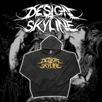 *PRE-ORDER* DESIGN THE SKYLINE - GOLD FOIL LOGO HOODIE