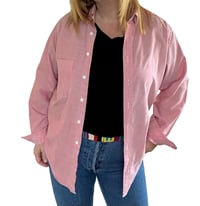 Image 1 of Vintage Lands End Direct Merchants Button Up Shirt- Size 12 Regular   