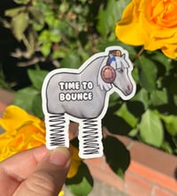 time to bounce Gold Ship Uma Sticker