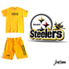 Steelers Yellow “93’ in Rome” Summer Short Set