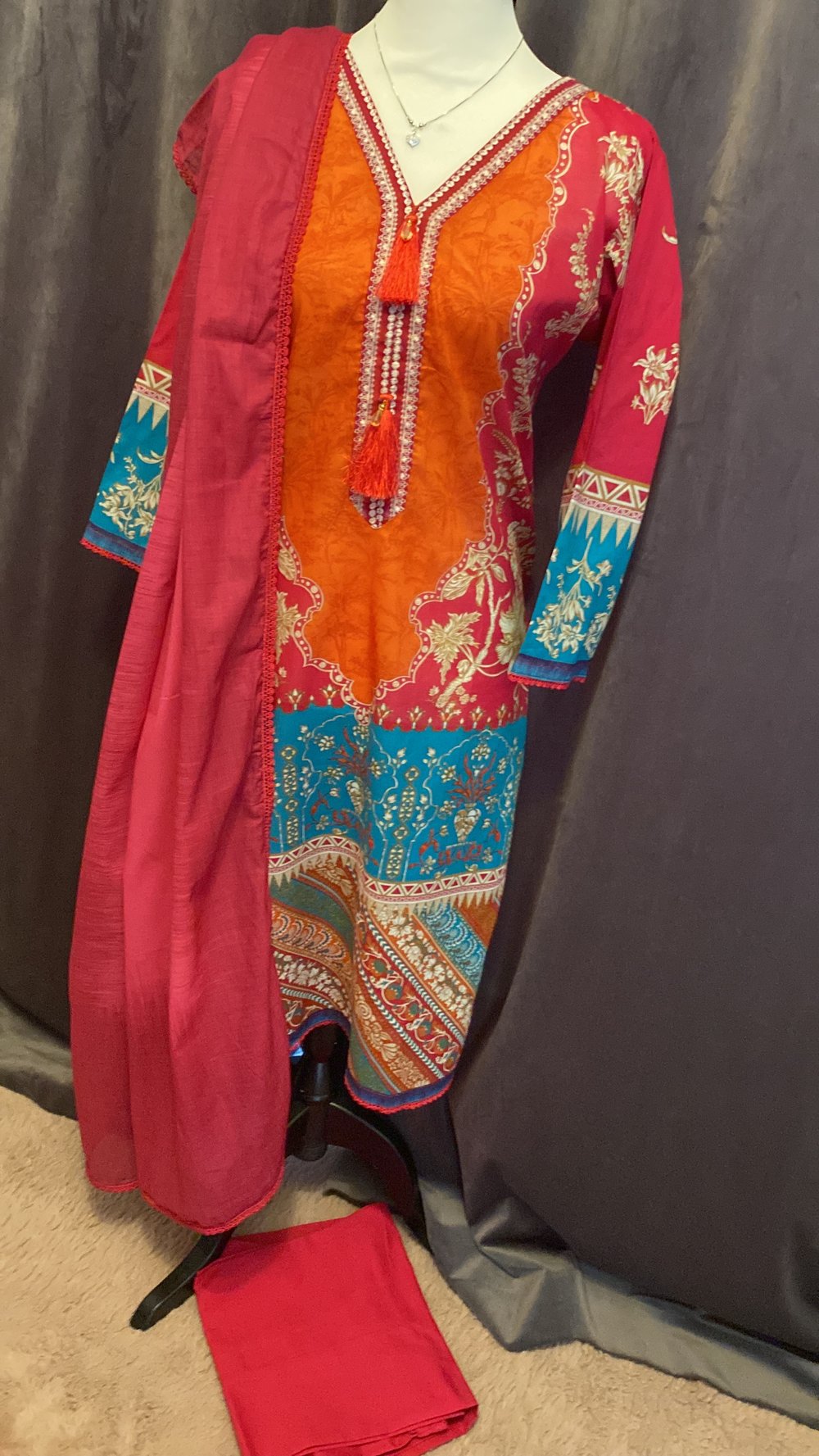 Pink/orange Sana safinaz 