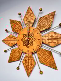 Image 3 of Tiki Starburst Clock 2